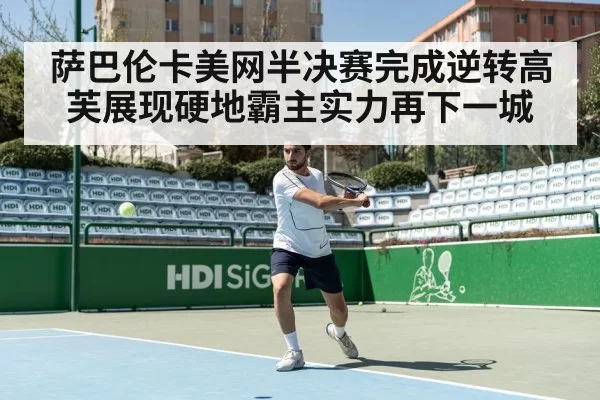 tennis hard court action